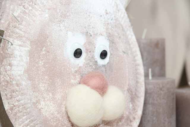 osterhase aus pappteller