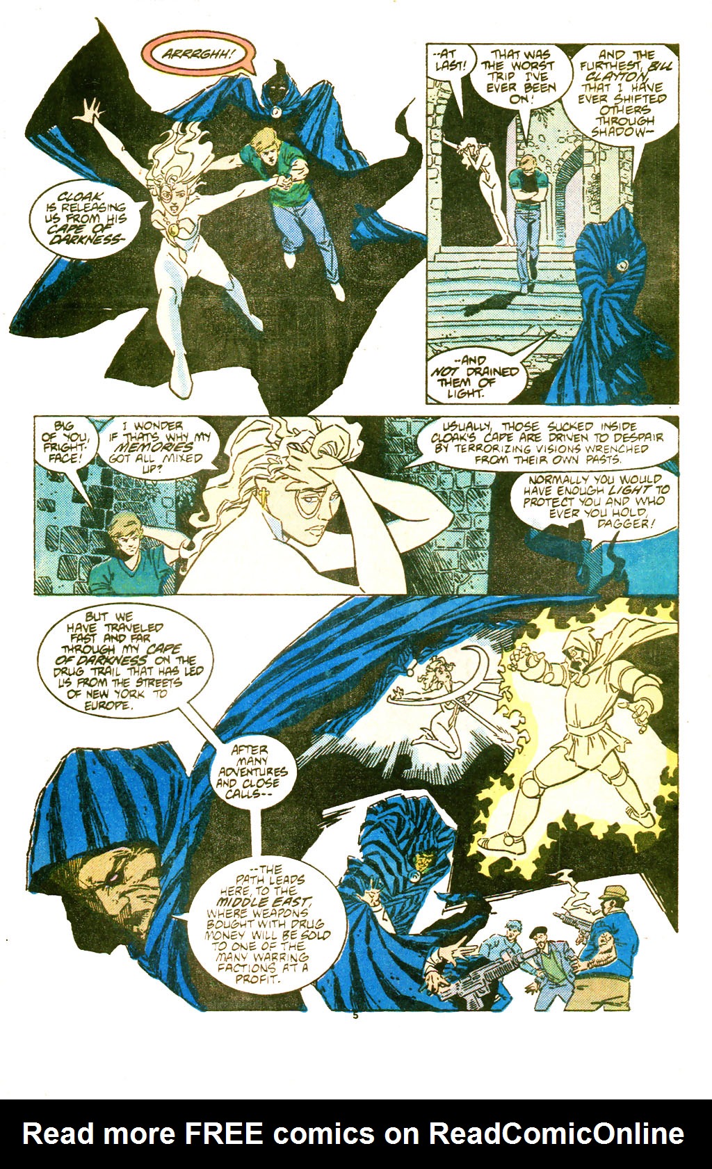 Read online Cloak and Dagger (1985) comic -  Issue #11 - 6