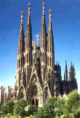 A. Gaudi, Chiesa Sagrada Familia