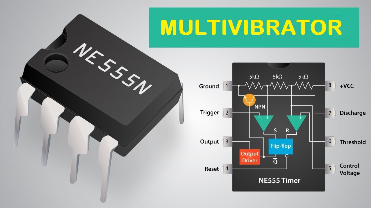 Timer 555 Multivibrator Electronic Note