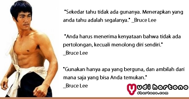 Kata Mutiara Bruce Lee Sang Legenda Kungfu - ydhartono.com