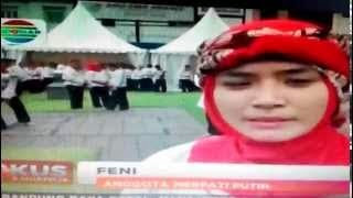 Atraksi Merpati Putih Dalam Acara KAA ke-60 Tahun 2015