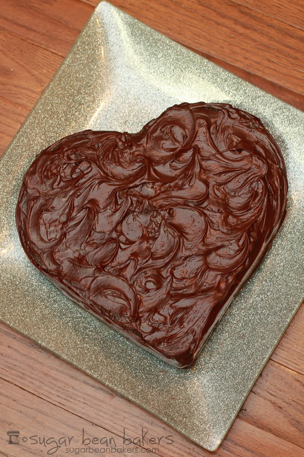 Sugar Bean Bakers { Easiest Valentine's Heart Cake Ever }