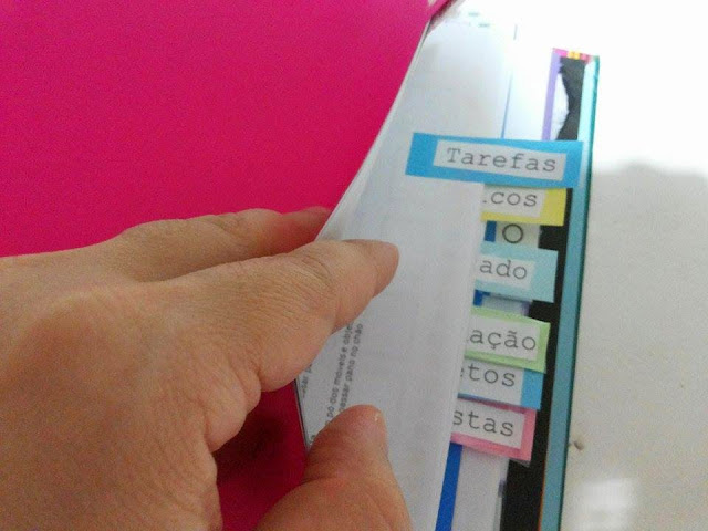 como organizar o planner