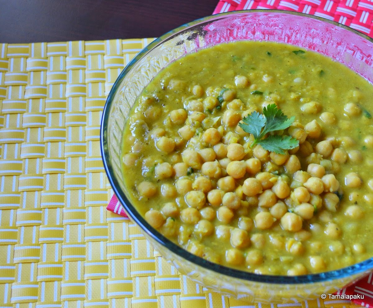 Chana Masala (No Onion, No Garlic) Tamalapaku