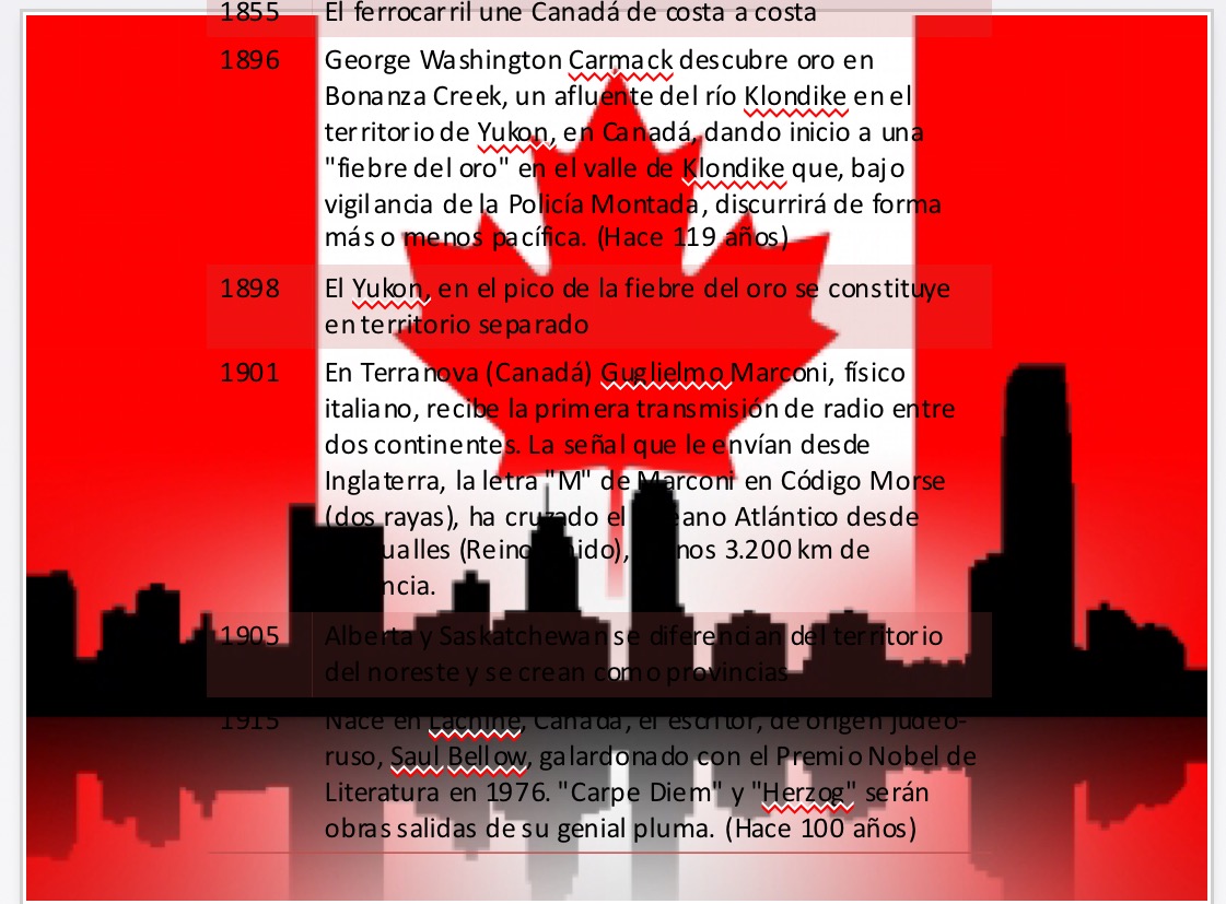 Organizmos internacional y regionales de Canada LINEA DEL TIEMPO Organizmos internacional y regionales de Canada LINEA DEL TIEMPO