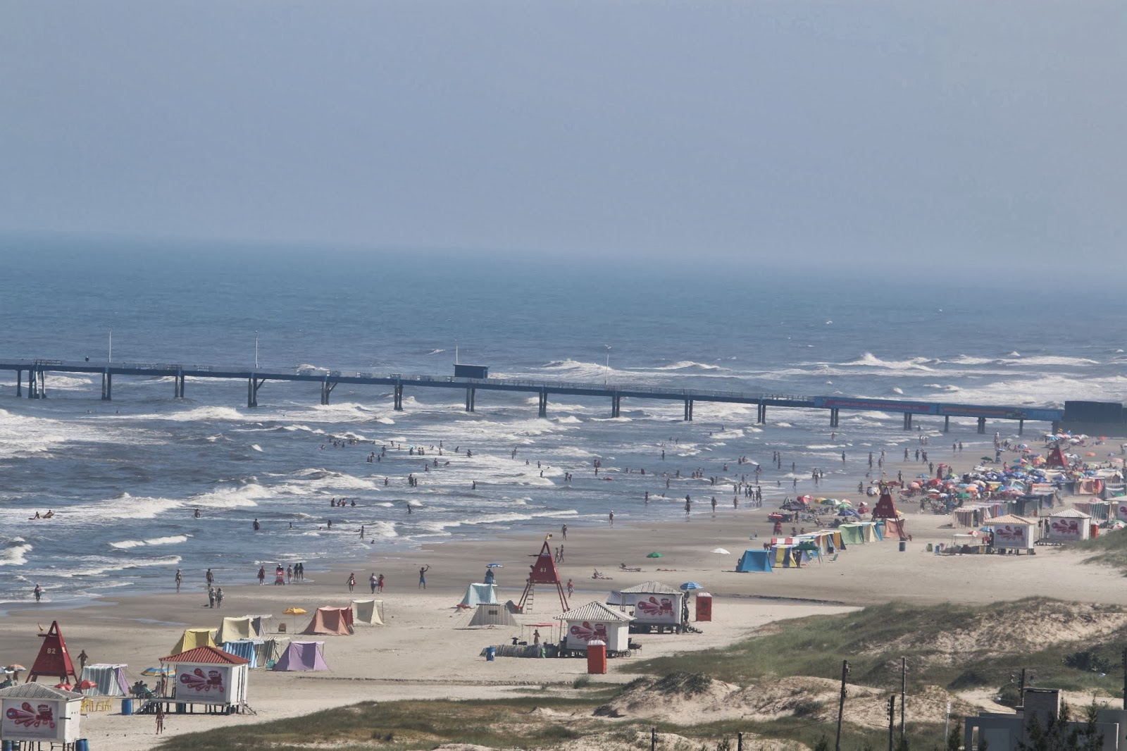Viajando por aí: Vista da praia de Capão da Canoa