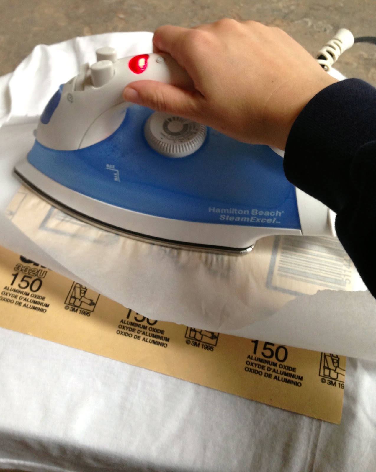 Heidi's Bored The Pinterest Test Sandpaper TShirt IronOn!