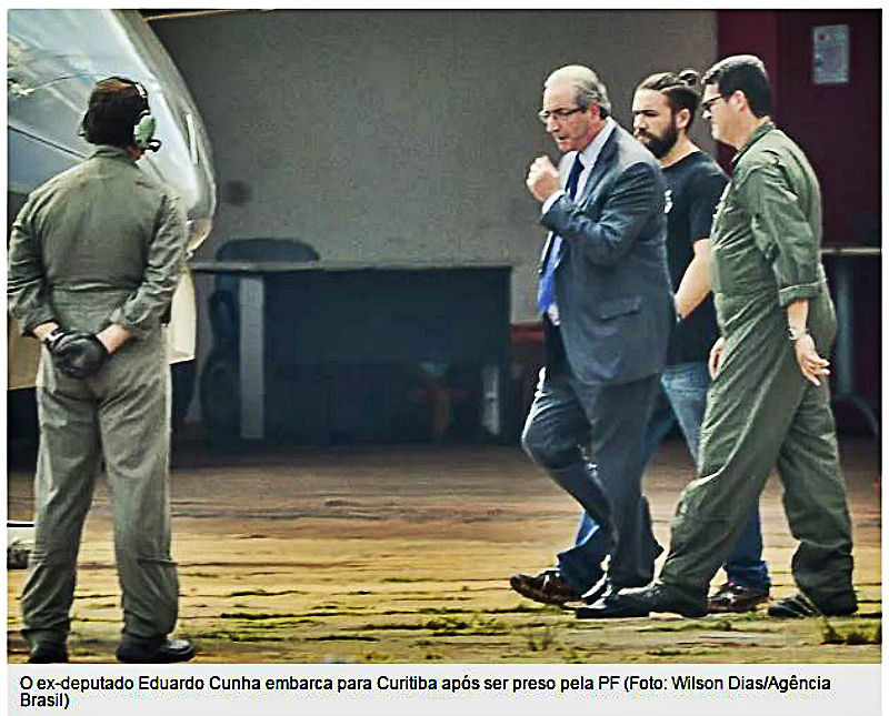 Jornal Mural Eduardo Cunha é preso em Brasília por
