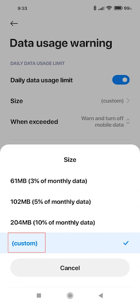 How to Limit Internet Data Usage on Xiaomi 5