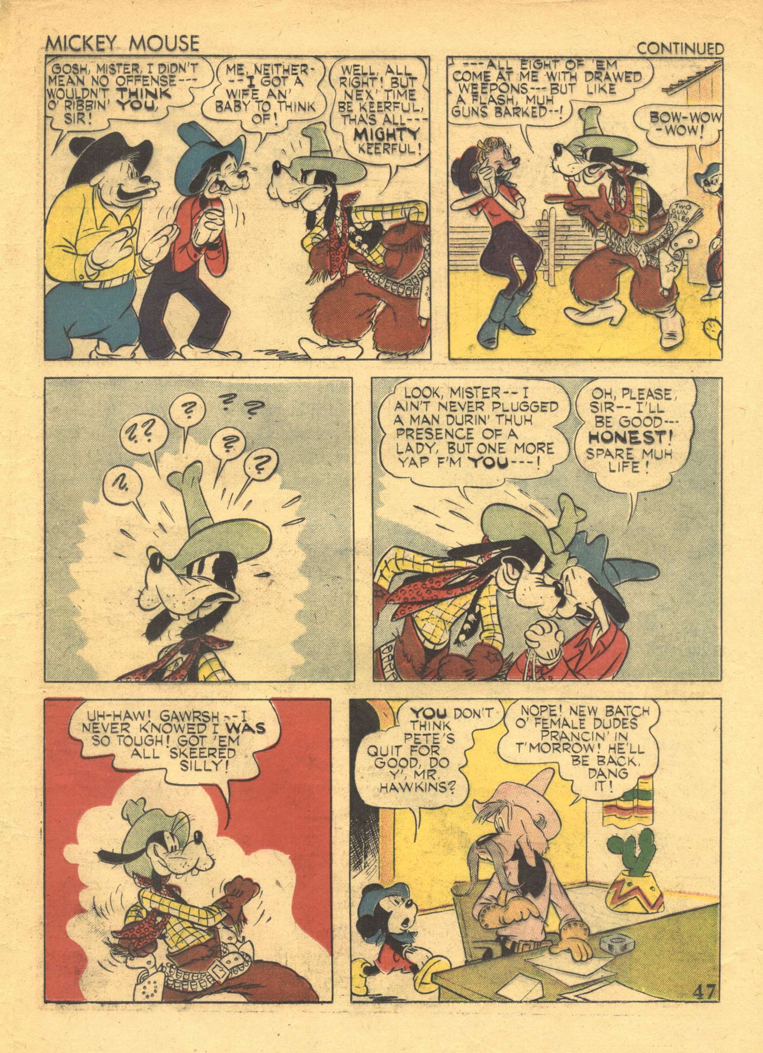 Read online Walt Disney's Comics and Stories comic -  Issue #25 - 50