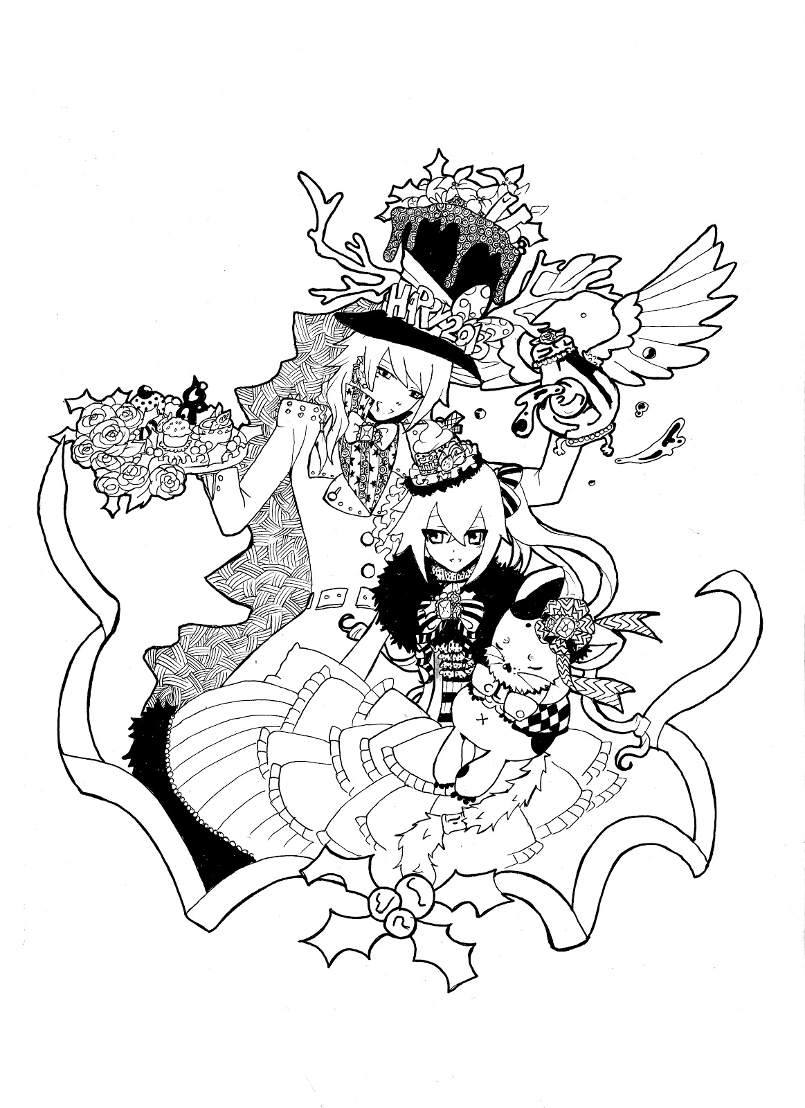 Free coloring pages of feliz navidad Free coloring pages of feliz navidad