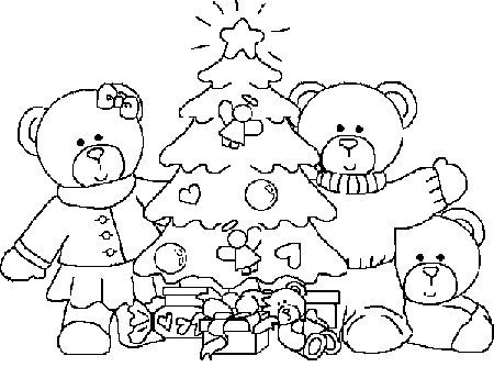 Blog de los niños: Más dibujos de Navidad para colorear