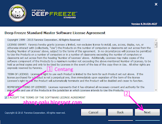 cara instal software deep freeze