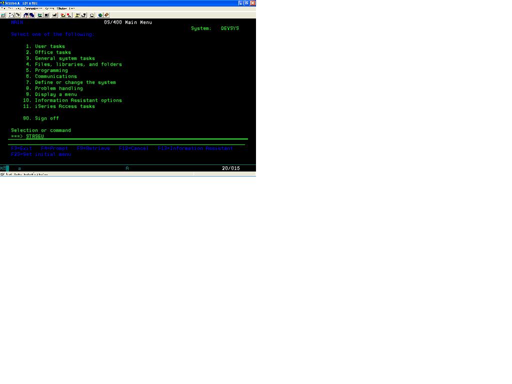 Create Display File (DSPF)