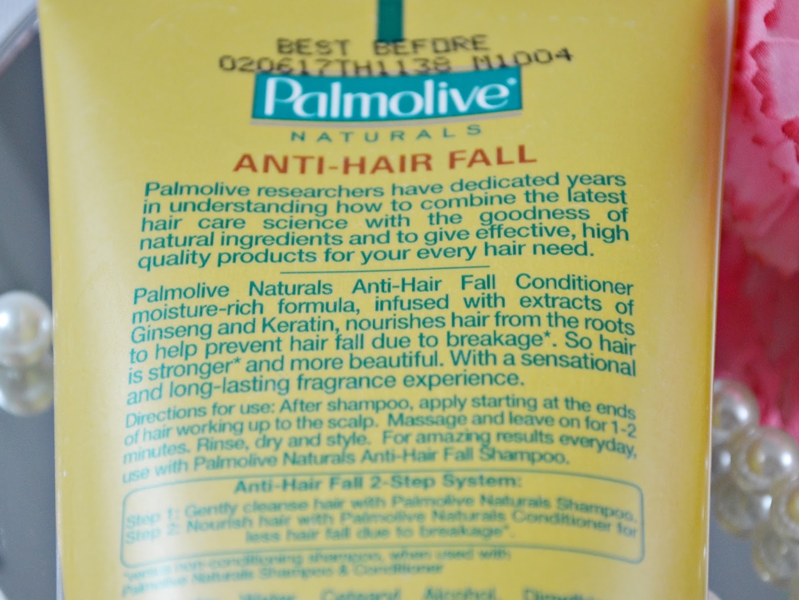 Palmolive Ginseng and Keratin Shampoo & Conditioner, White + Papaya