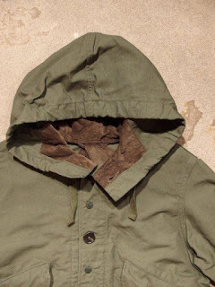 FWK by Engineered Garments "Highland Parka in Olive Cotton Double Cloth"