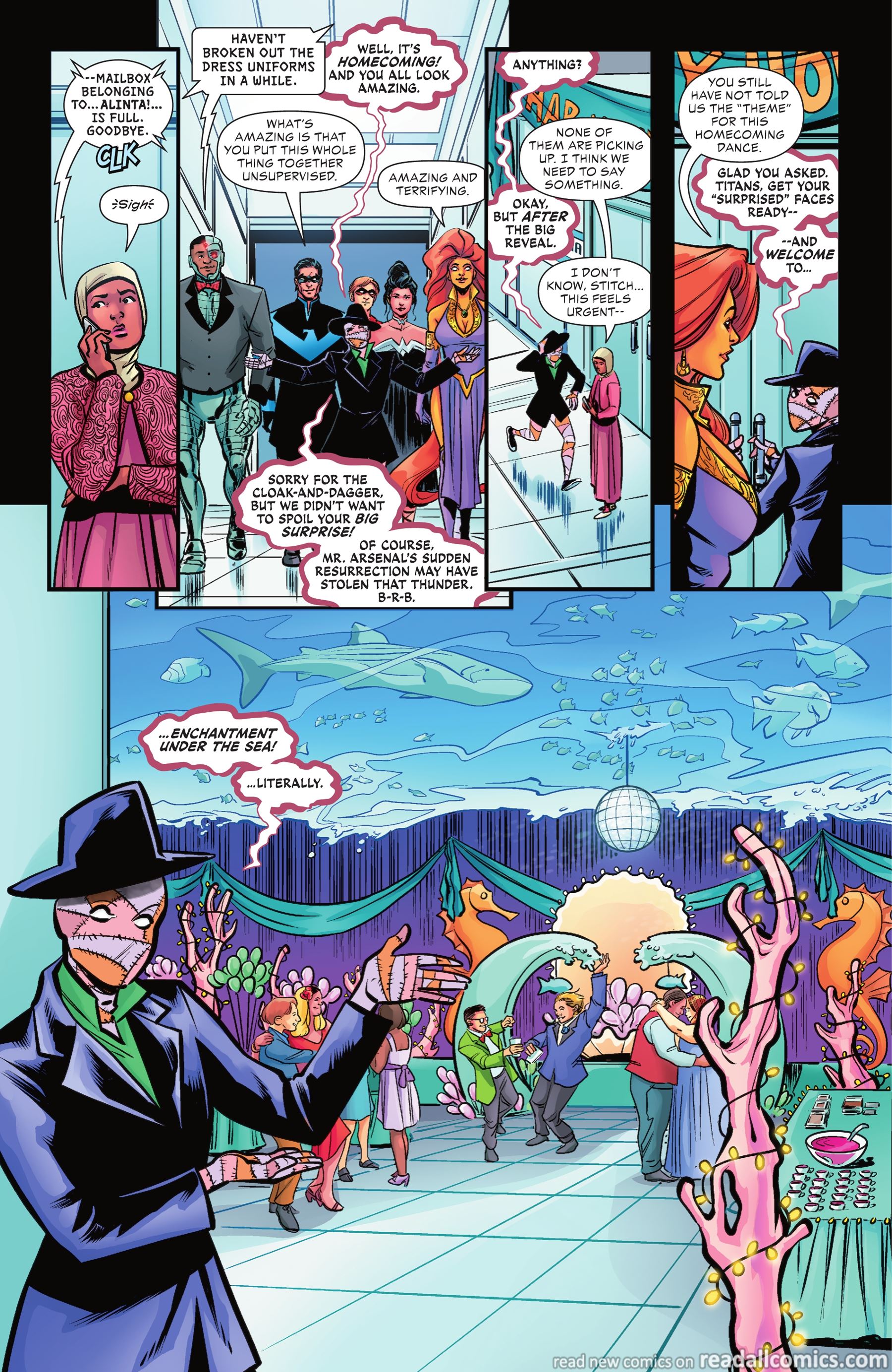 Teen Titans Academy #1 chapter 9 page 13