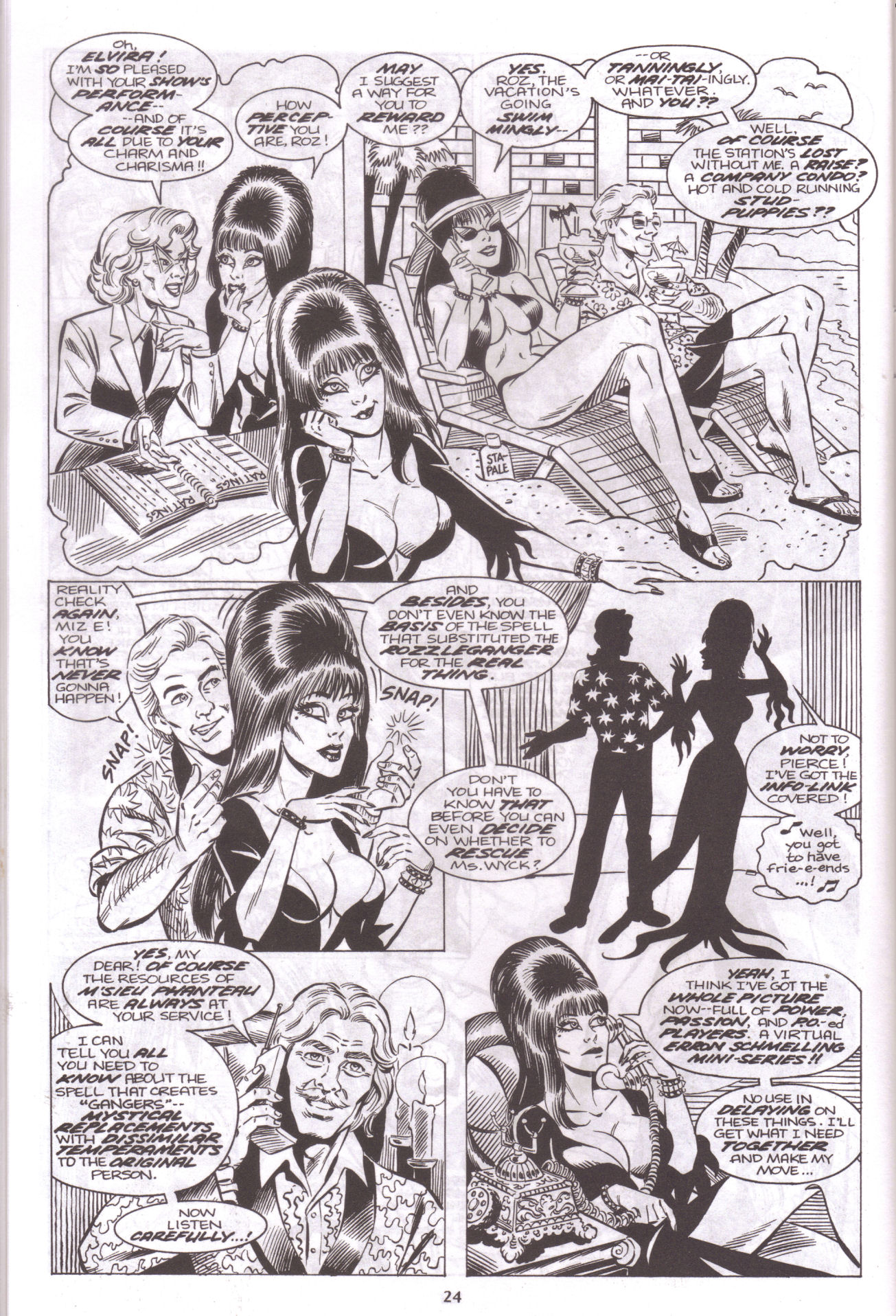 Read online Elvira, Mistress of the Dark comic -  Issue #37 - 24