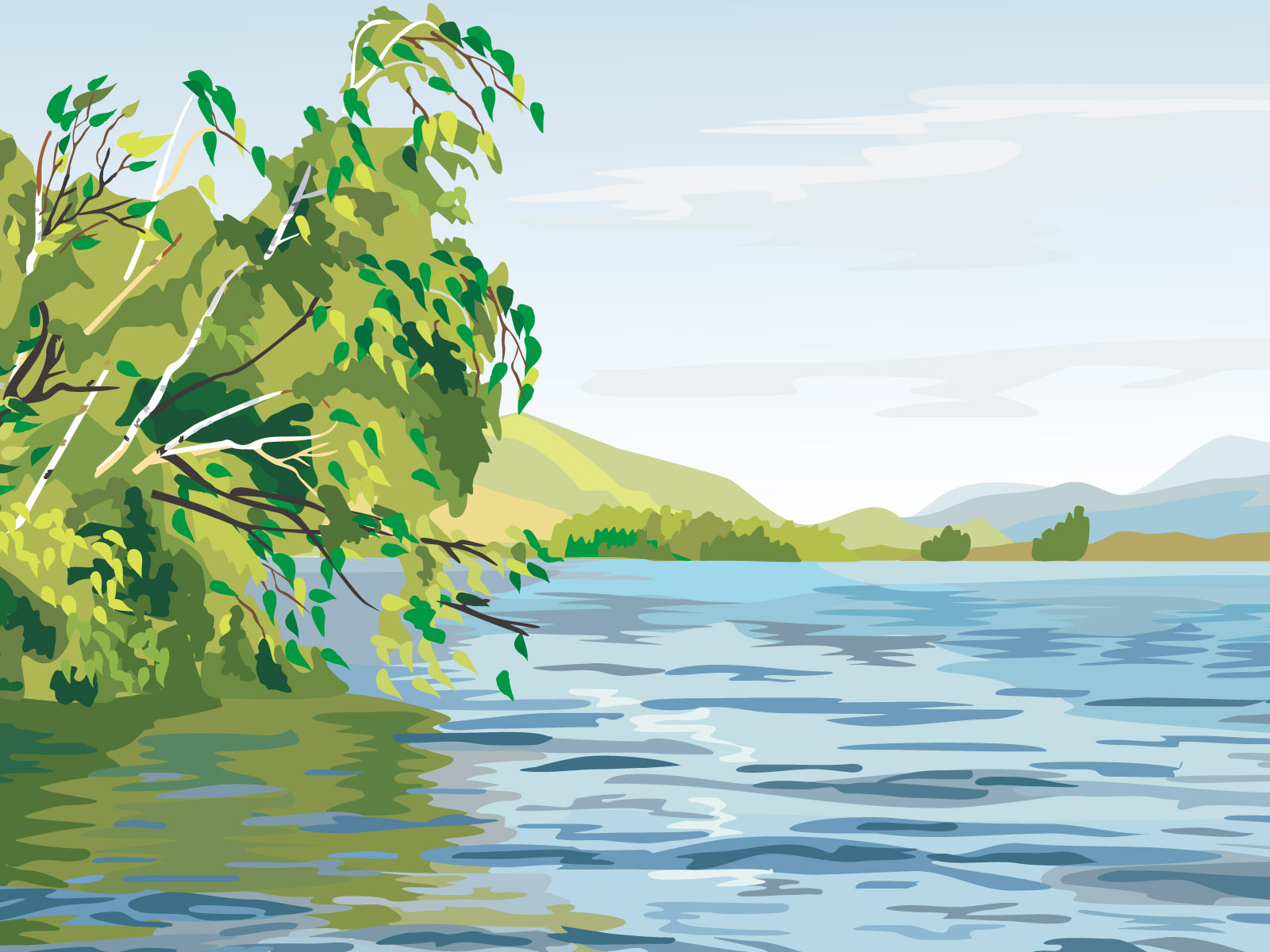 Детские рисунки озера. Река рисунок. Пейзаж рисунок. Берег реки для детей. Озеро рисунок.