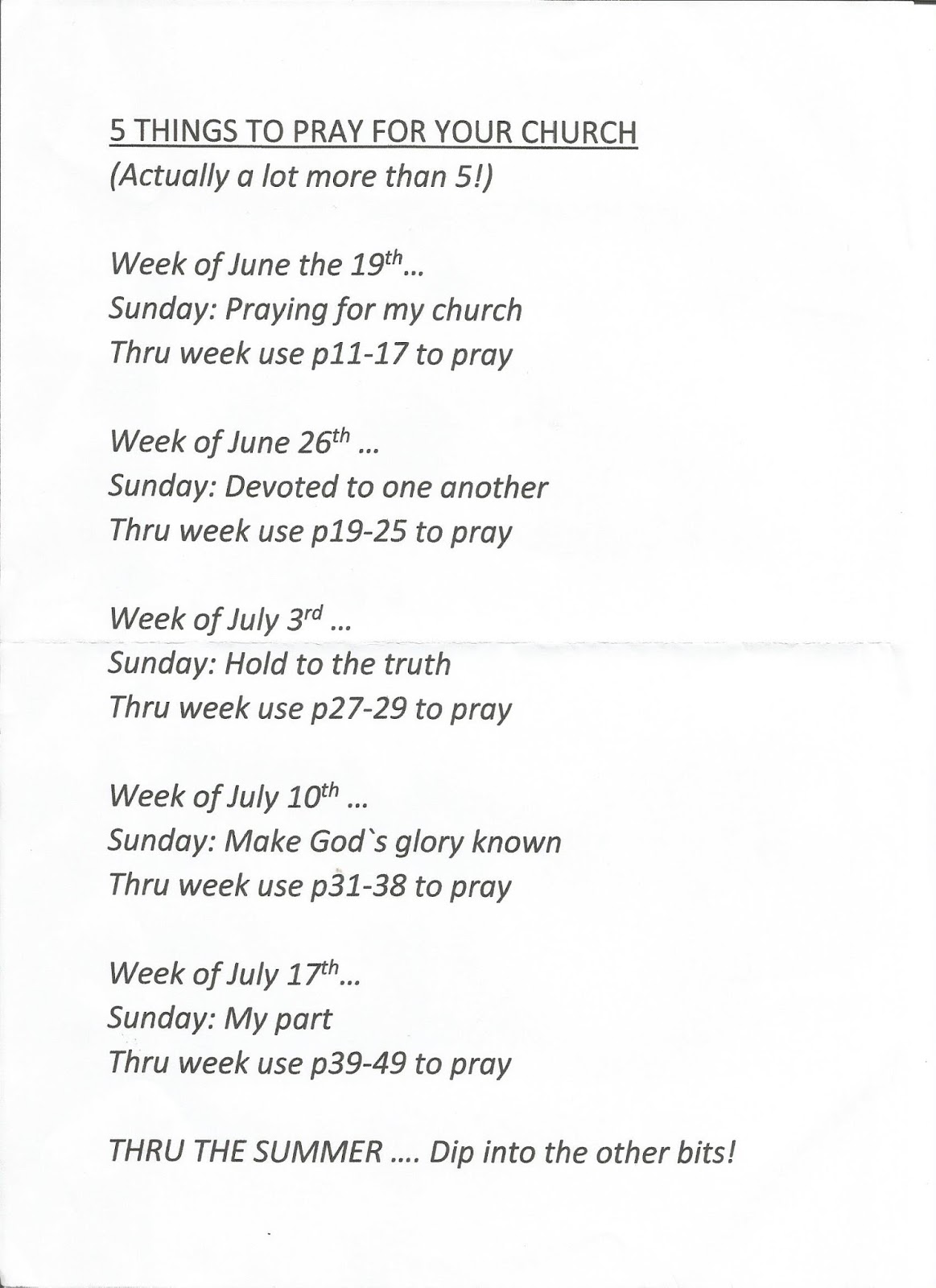 5 Things To Pray For Your Church 5 Things To Pray For Your Church