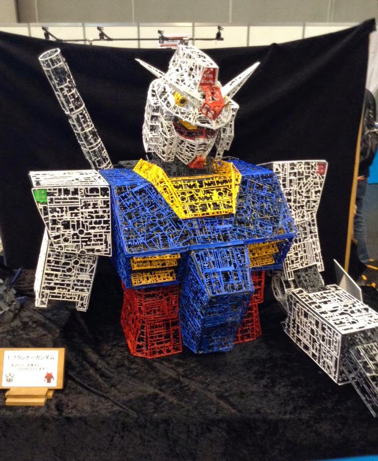 GUNDAM GUY RX782 Gundam [Made of Gunpla Runners] On Display