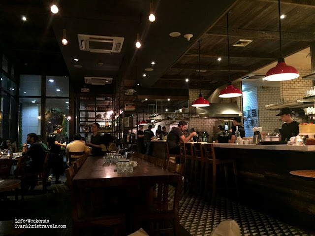 The interiors of Wildflour Cafe + Bakery