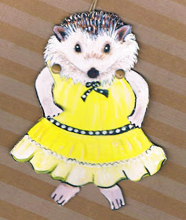  Hedgehog Paper Doll