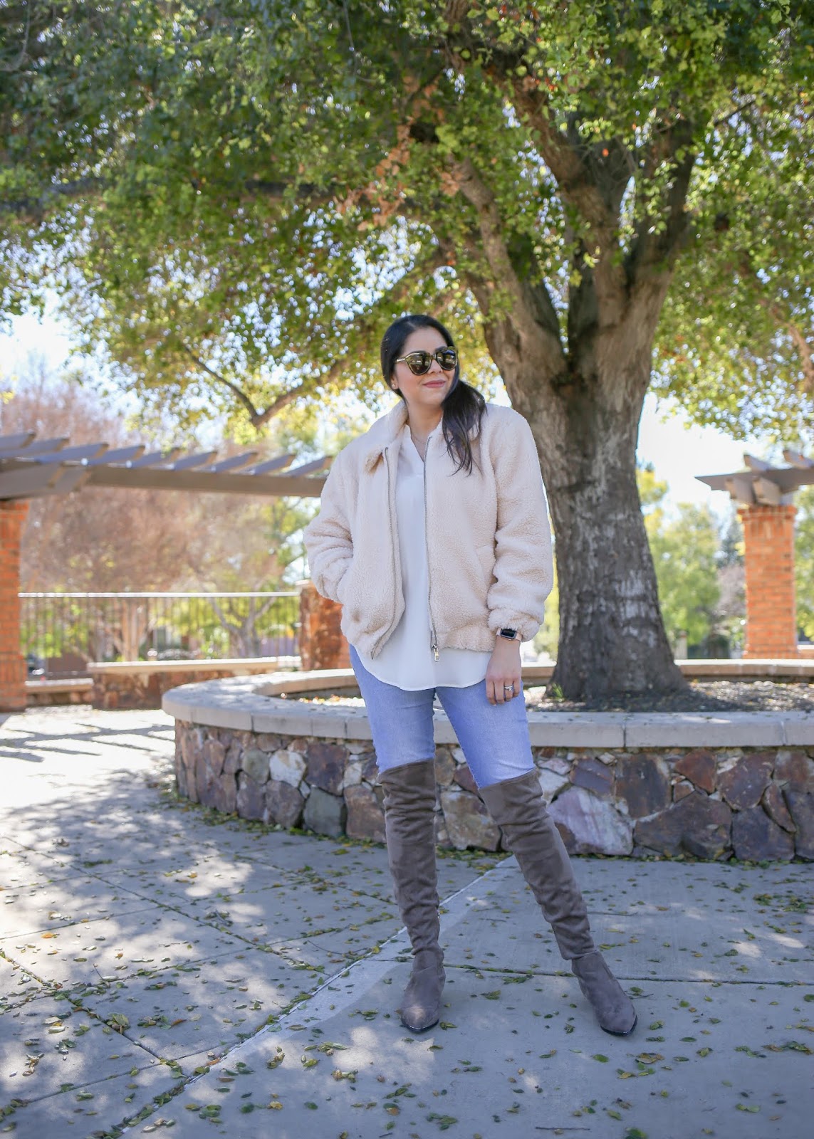 how to wear taupe over the knee boots how to wear taupe over the knee boots, what to wear this February 2019