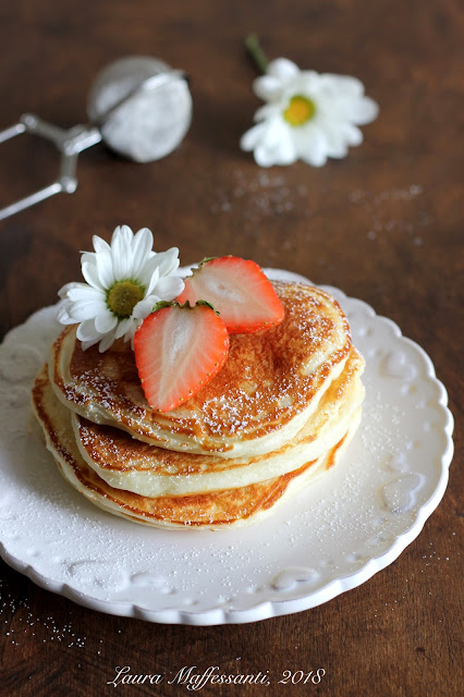 pancakes light con yogurt ricetta