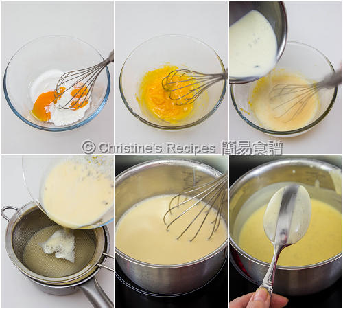 奶黃醬製作圖 How To Make Vanilla Custard02