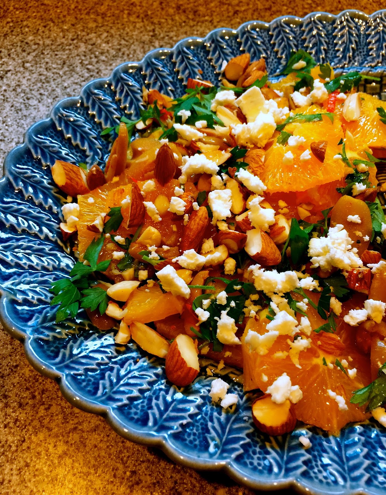 Husband Tested Recipes From Alice's Kitchen Orange and Parsley Salad