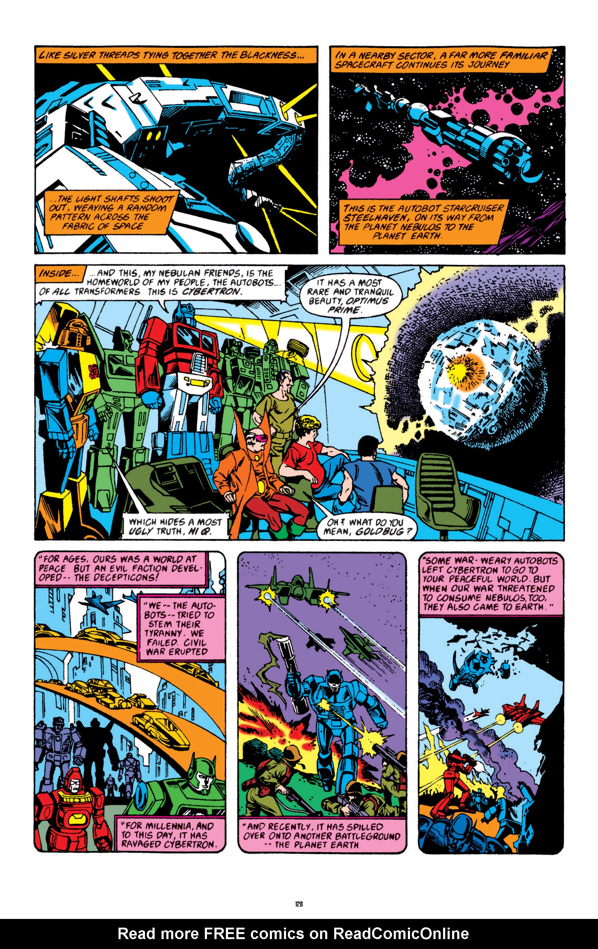 Read online The Transformers Classics comic -  Issue # TPB 4 - 129