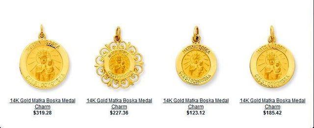 Christmas and Holiday Gift Ideas - Gold Patron Saint Medals