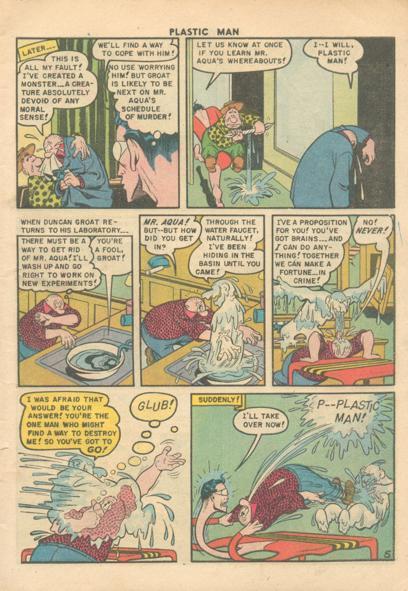 Read online Plastic Man (1943) comic -  Issue #63 - 7