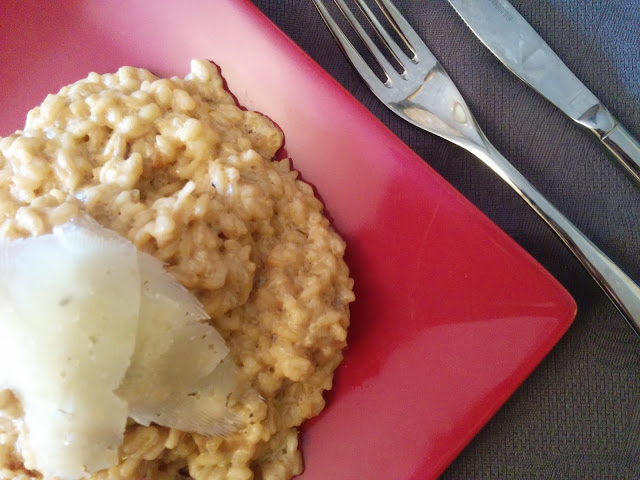 Risotto de ceps amb formatge d'ovella