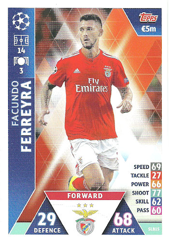 Match Attax Champions League 19//20 Auswahl Benfica Lissabon