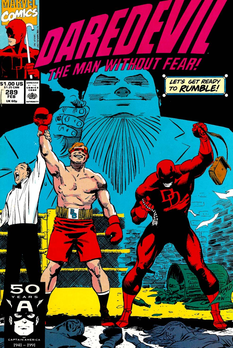 Read online Daredevil (1964) comic -  Issue #289 - 1