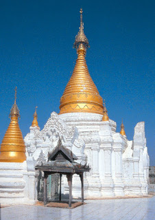 a beautiful renovated Buddhist temple