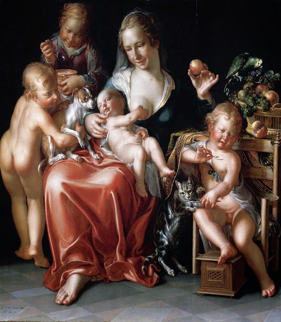 Joachim Wtewael - La Caridad Joachim Wtewael - La Caridad