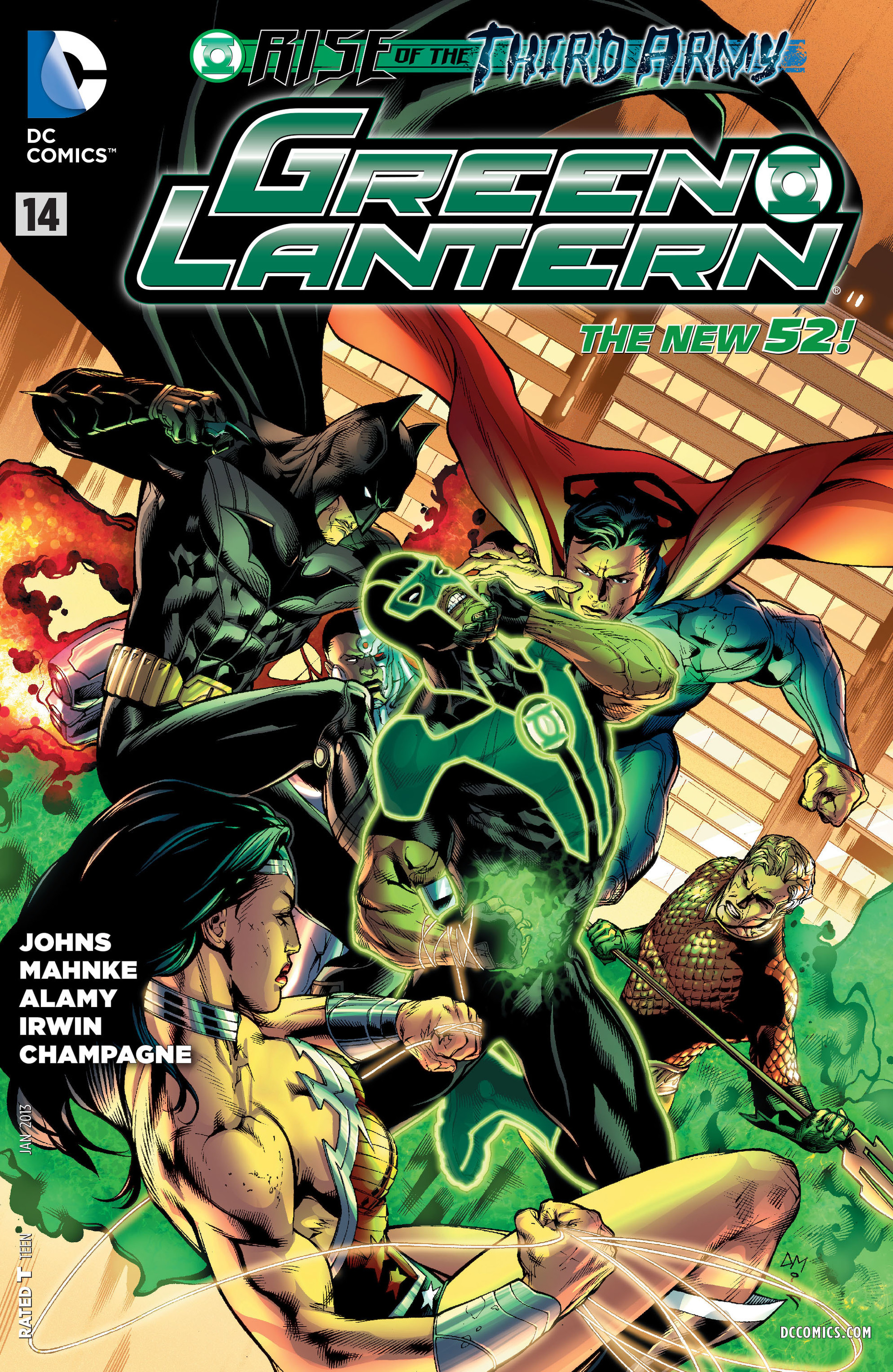 Read online Green Lantern (2011) comic -  Issue #14 - 1