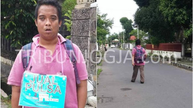 Subhanallah, Dimas Bercita cita Mulia Naik Haji Dengan Berjualan Pulsa Keliling Subhanallah, Dimas Bercita cita Mulia Naik Haji Dengan Berjualan Pulsa Keliling