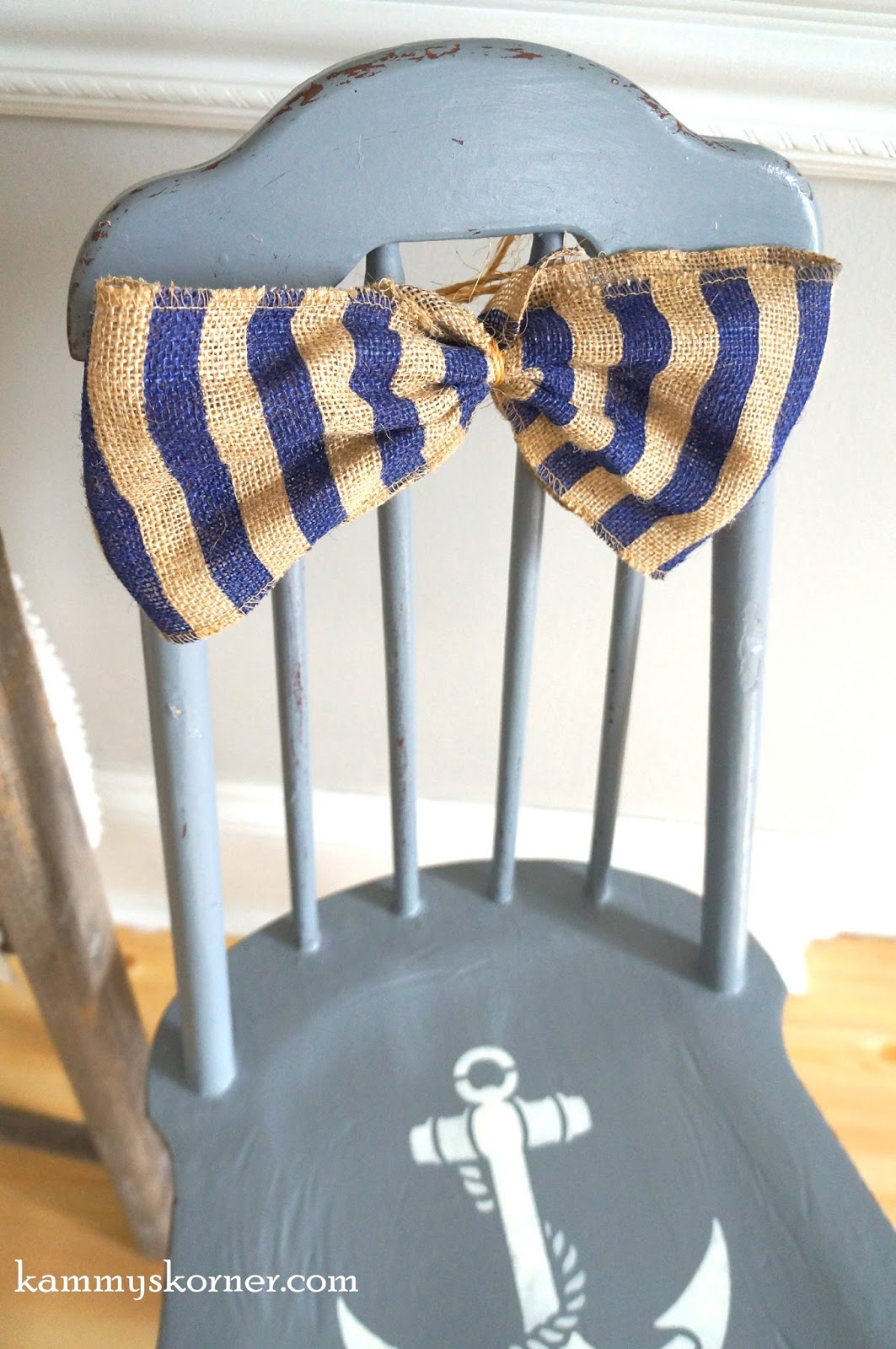 Kammy's Korner A Wood Kitchen Chair Is A Blank Canvas!