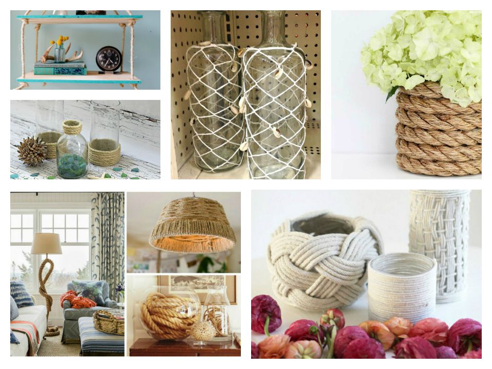48 Interior decoration ideas with rope Diy Fun World