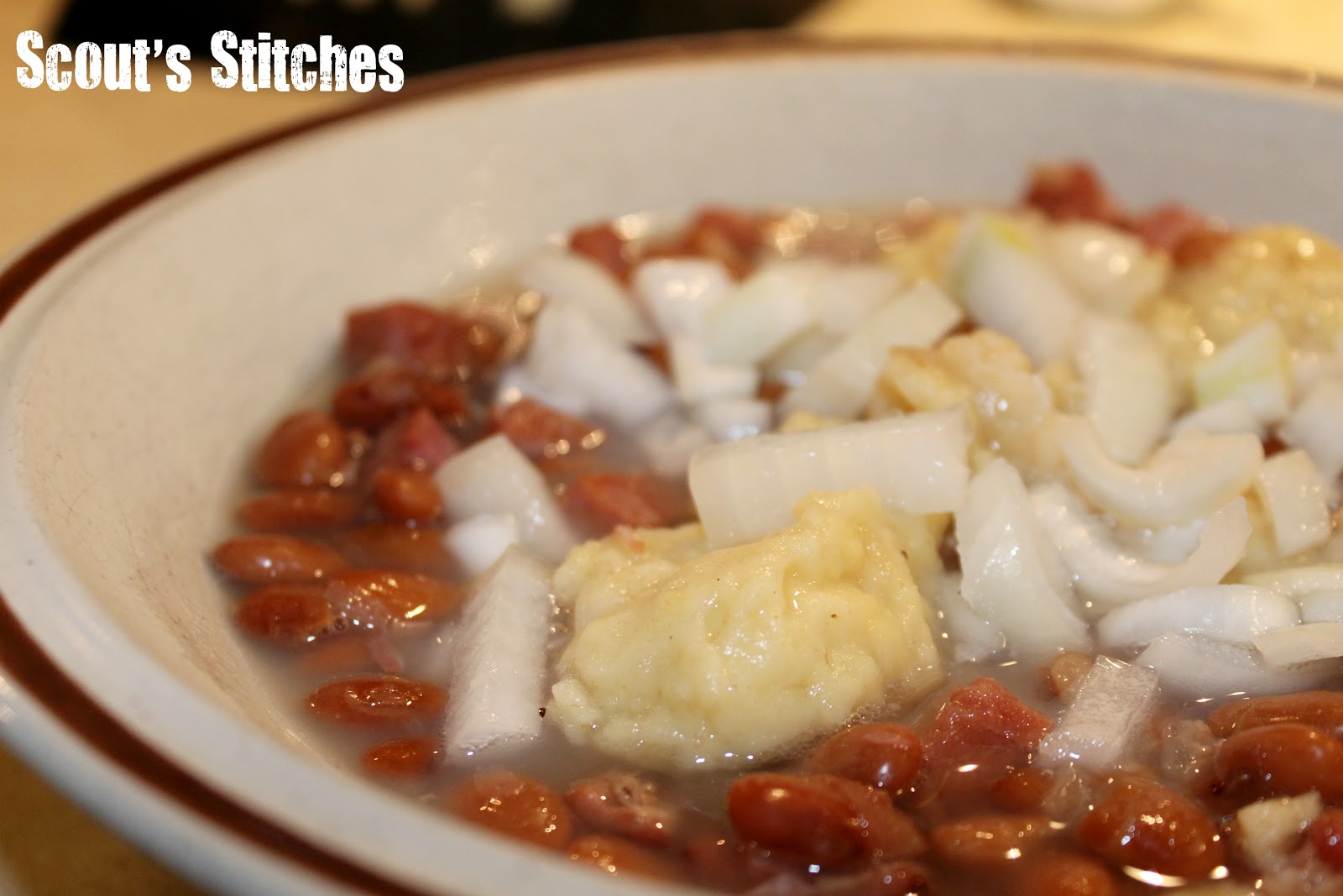 All The Joy Ham and Bean Soup with Knoedels From Zoe's Kitchen