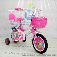 Sepeda Anak Perempuan Erminio 2401 Girl n Star 12 Inci