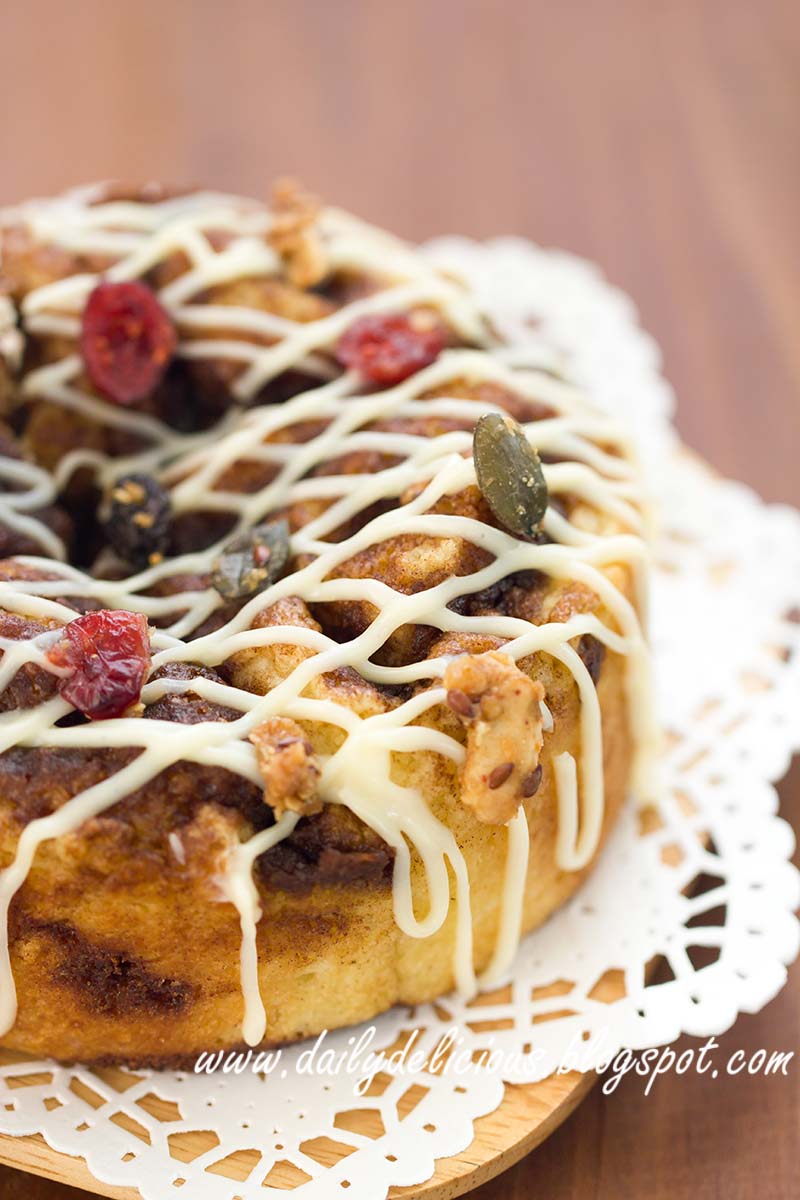 dailydelicious Quick Cinnamon Bread Easy no yeast bread