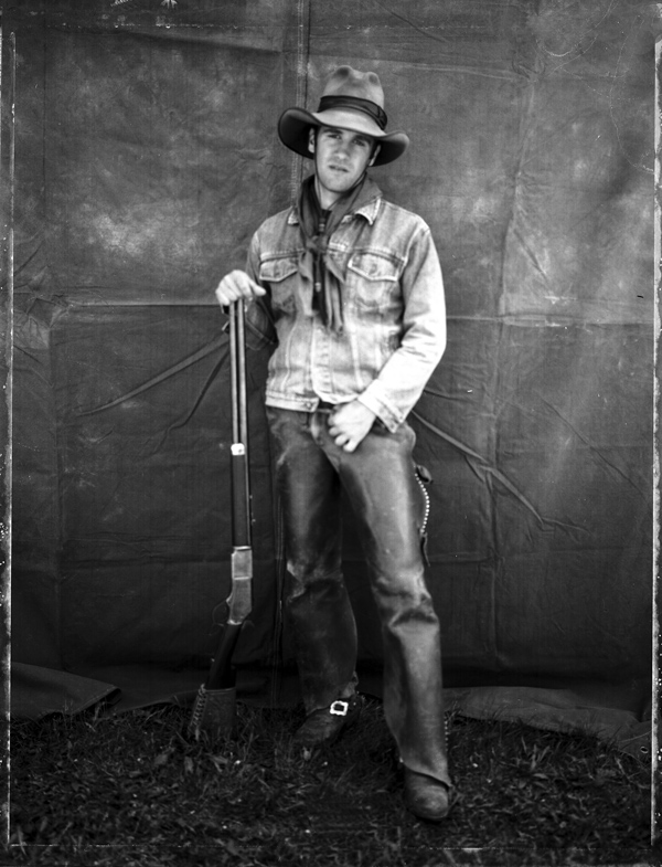 My Ranching Life: Wade Fox in a 'Billy the Kid' Pose