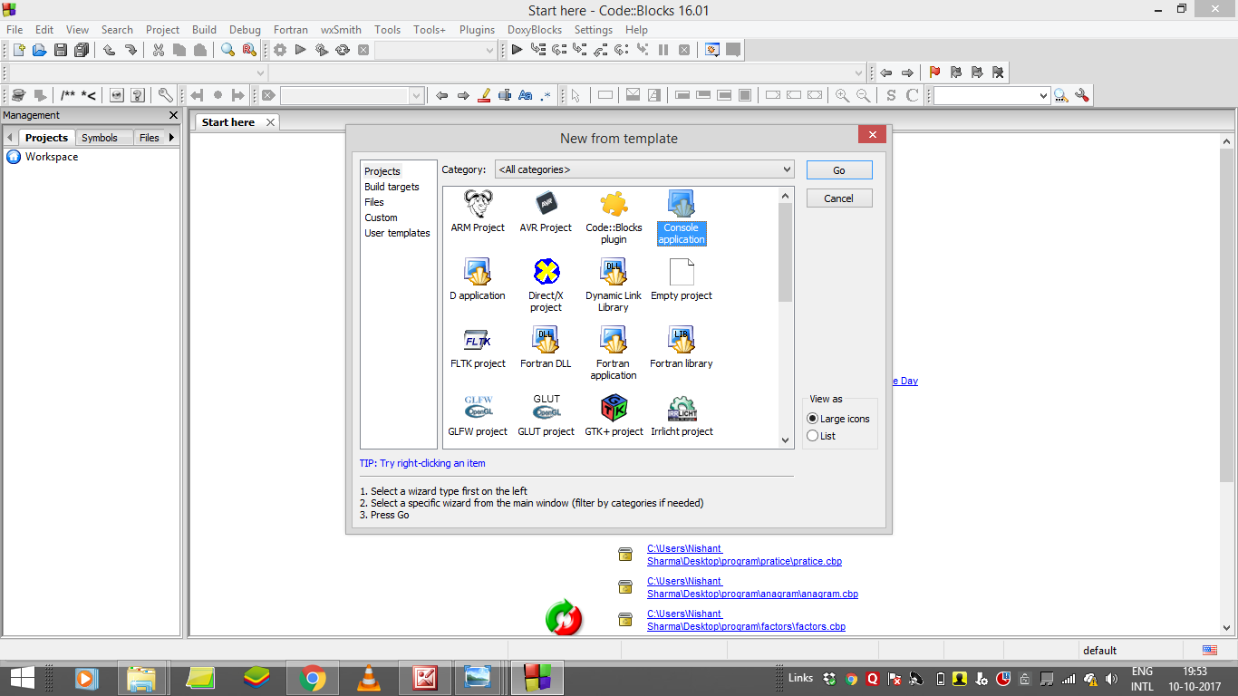 codeblocks setup for windows 8