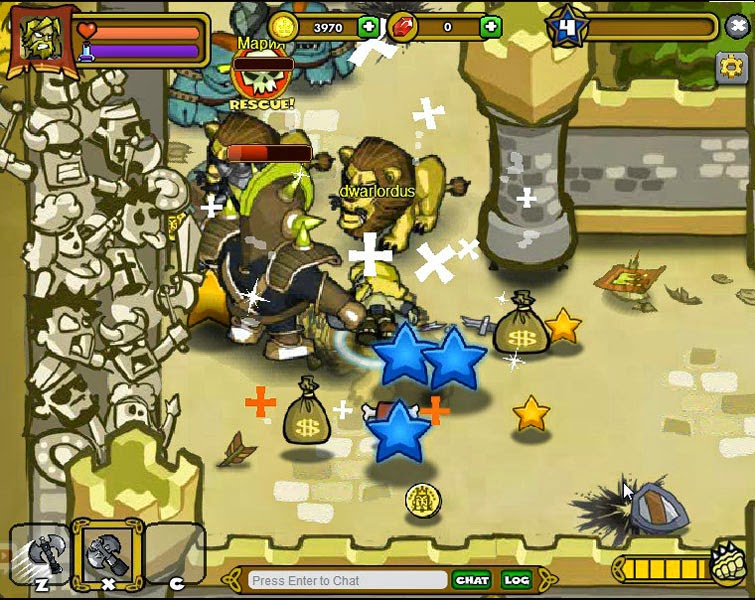 Online Browser Game Reviews: Dungeon Rampage - Online Multiplayer Action  Game Review